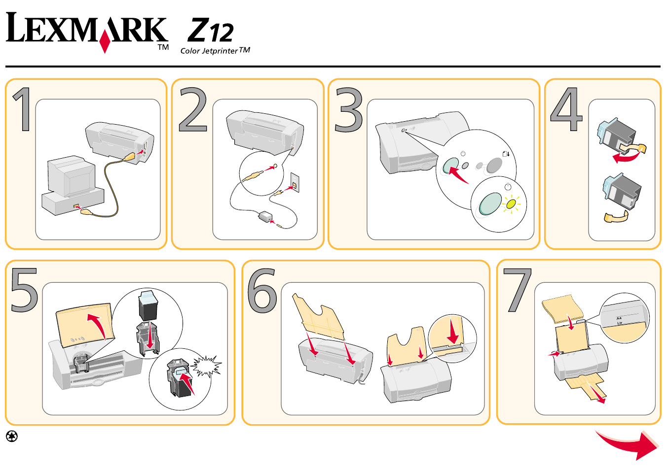 Lexmark Z12 User Manual | 2 pages
