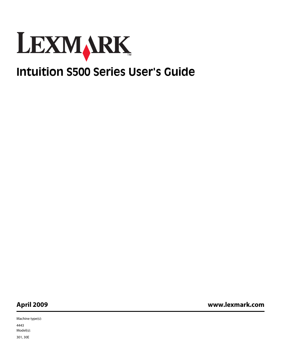 Lexmark 30E User Manual | 144 pages