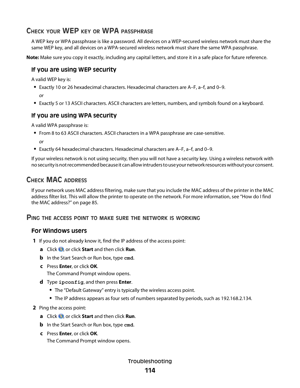 Lexmark 30E User Manual | Page 114 / 144