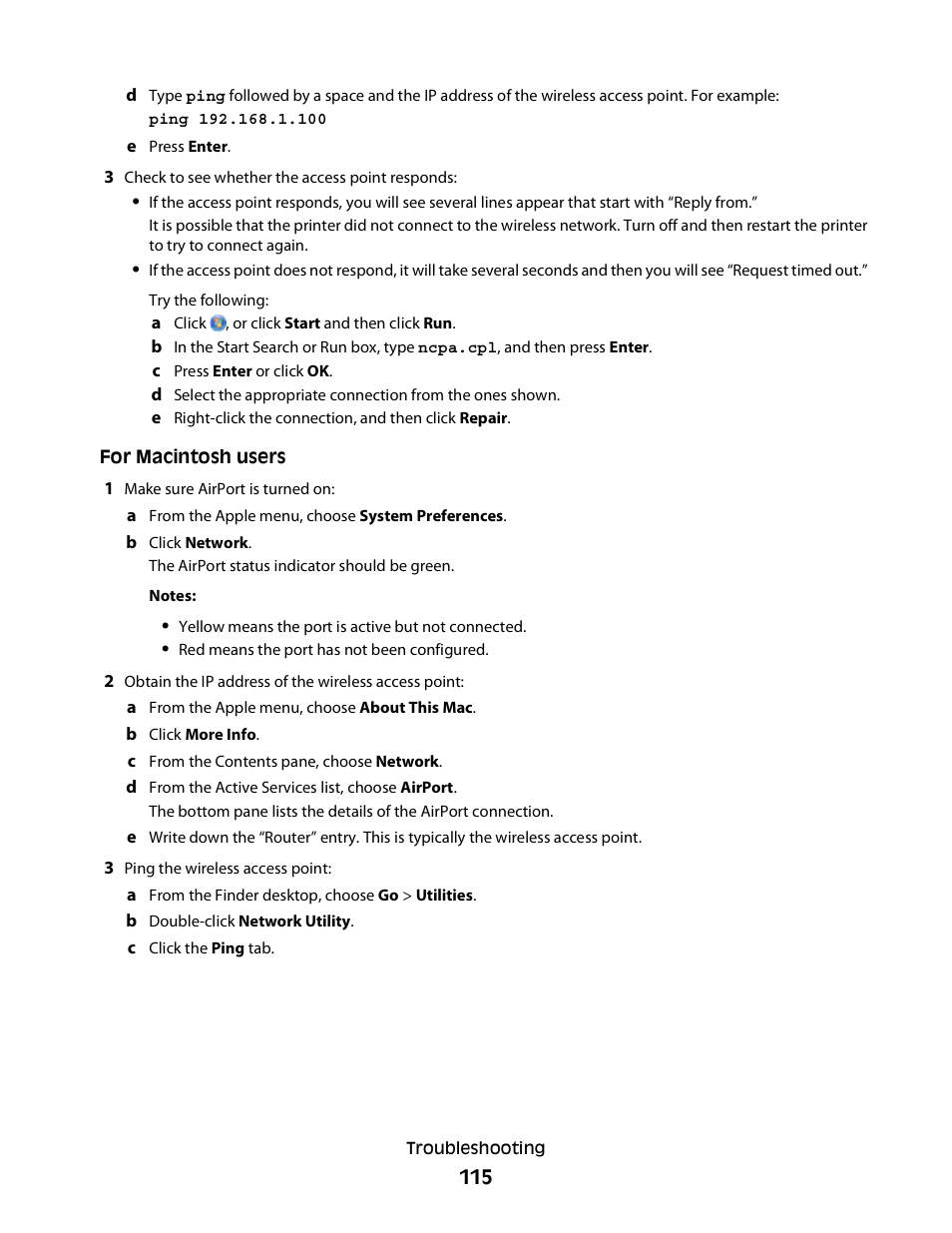 Lexmark 30E User Manual | Page 115 / 144