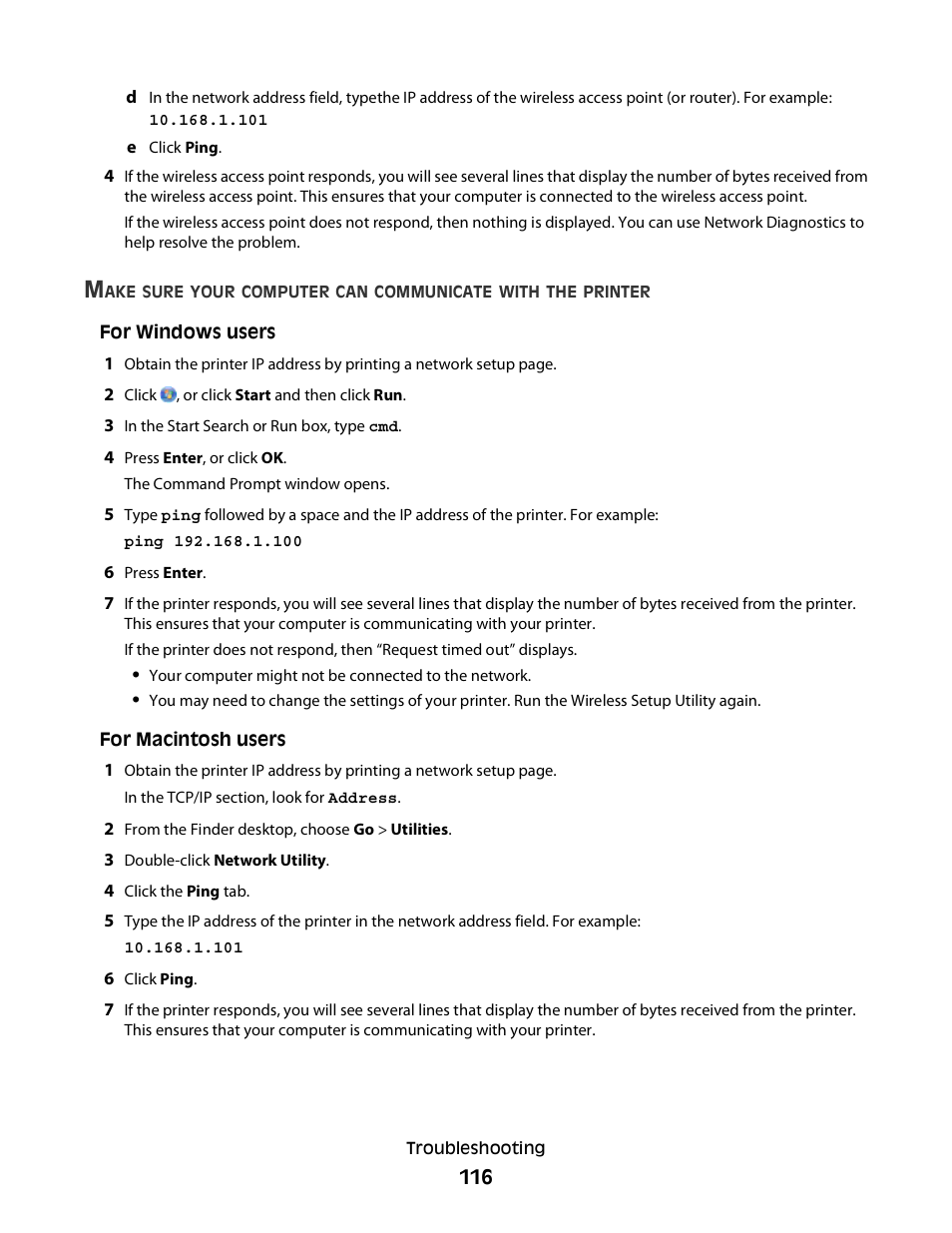 Lexmark 30E User Manual | Page 116 / 144