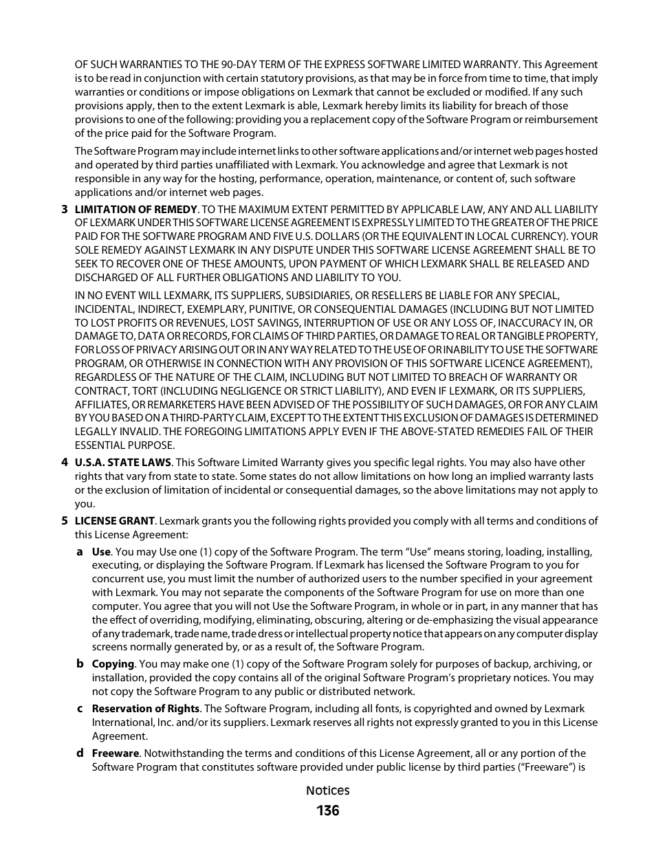 Lexmark 30E User Manual | Page 136 / 144