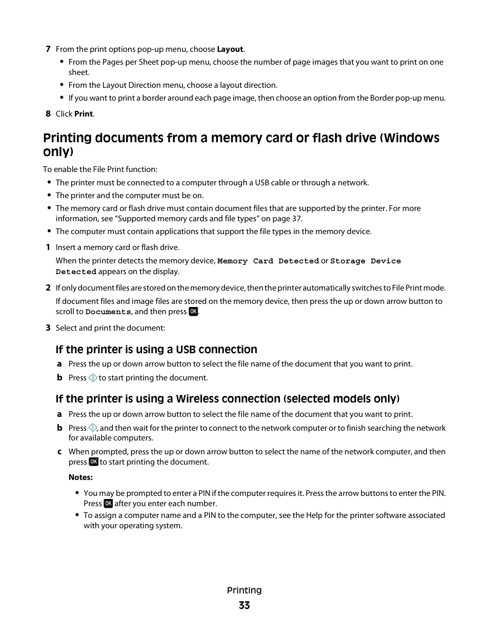 Lexmark 30E User Manual | Page 33 / 144