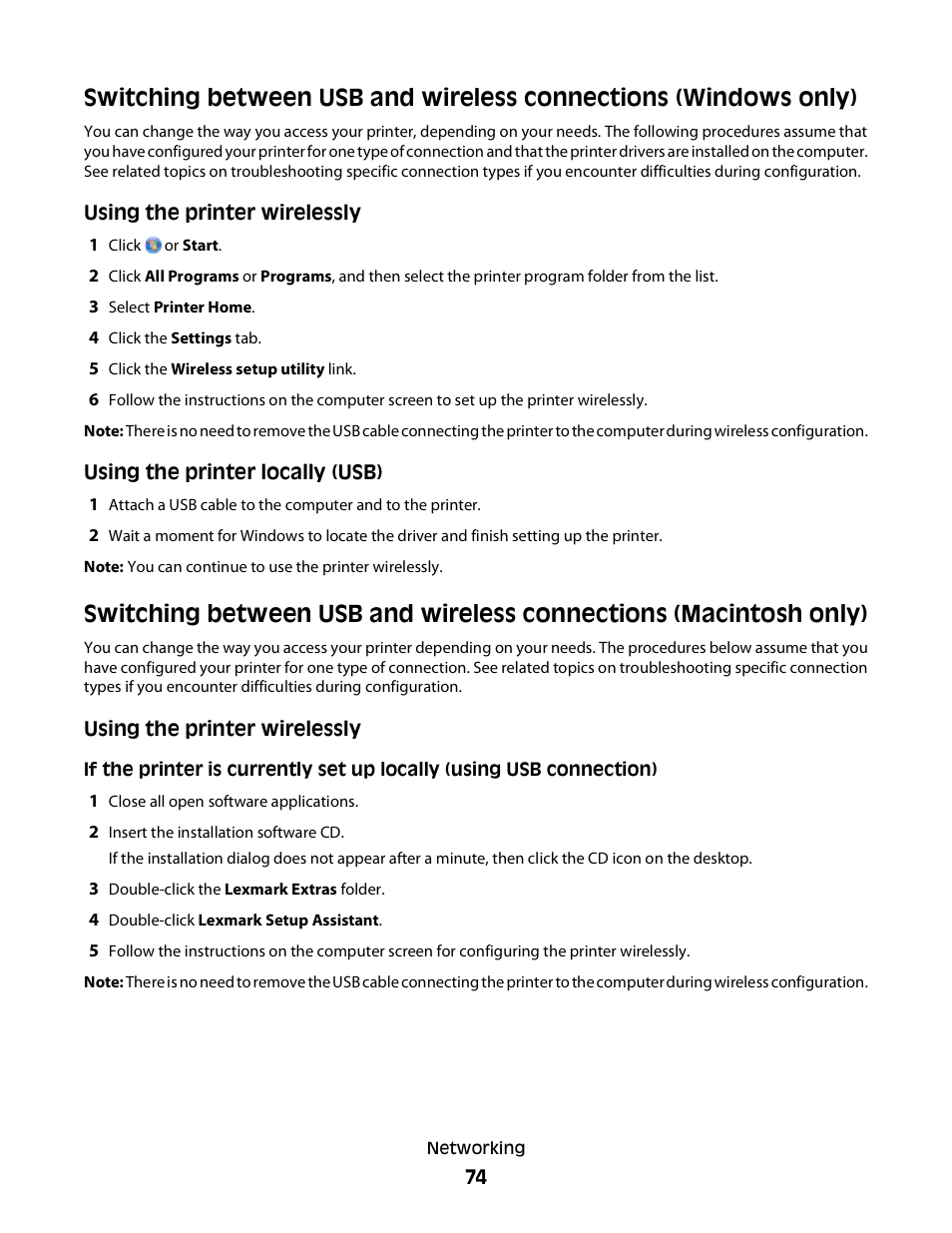 Lexmark 30E User Manual | Page 74 / 144