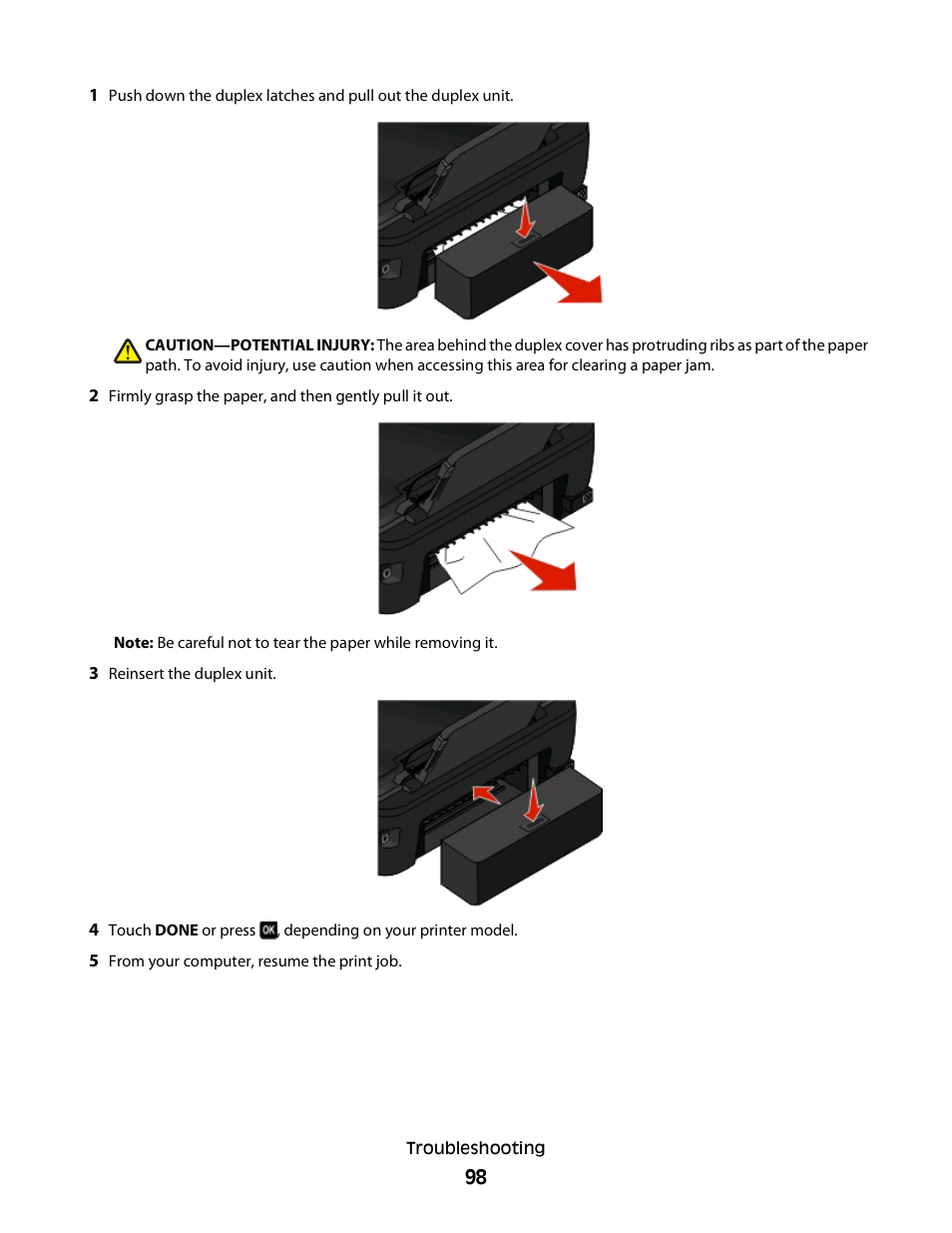Lexmark 30E User Manual | Page 98 / 144