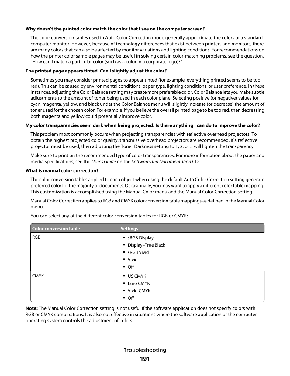 Lexmark 280 User Manual | Page 191 / 217
