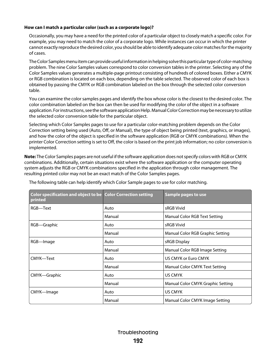 Lexmark 280 User Manual | Page 192 / 217