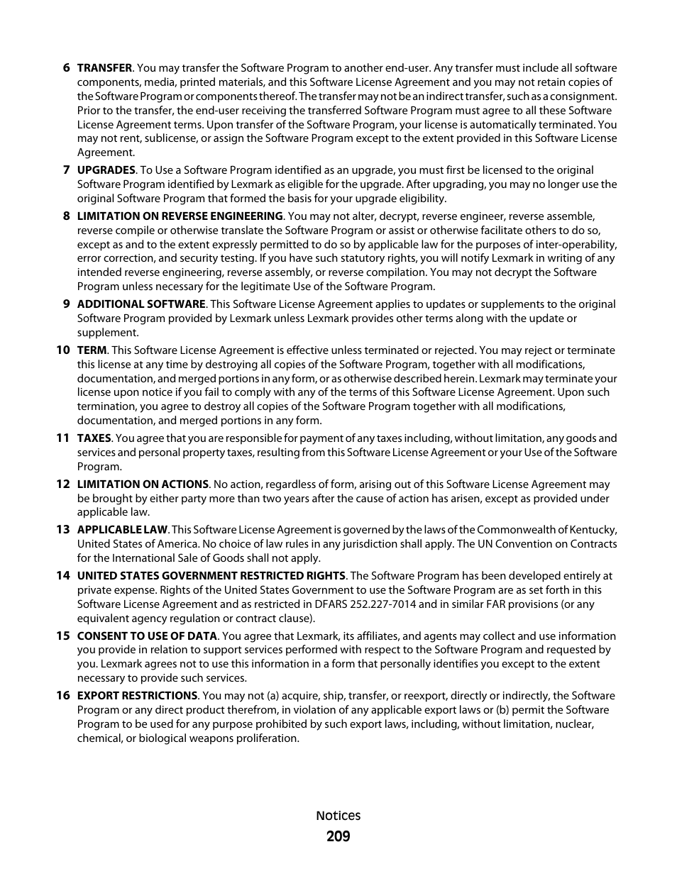 Lexmark 280 User Manual | Page 209 / 217