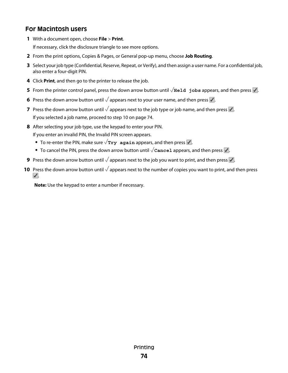 Lexmark 280 User Manual | Page 74 / 217