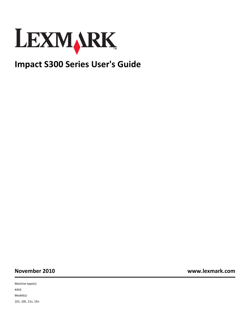 Lexmark 101 User Manual | 144 pages