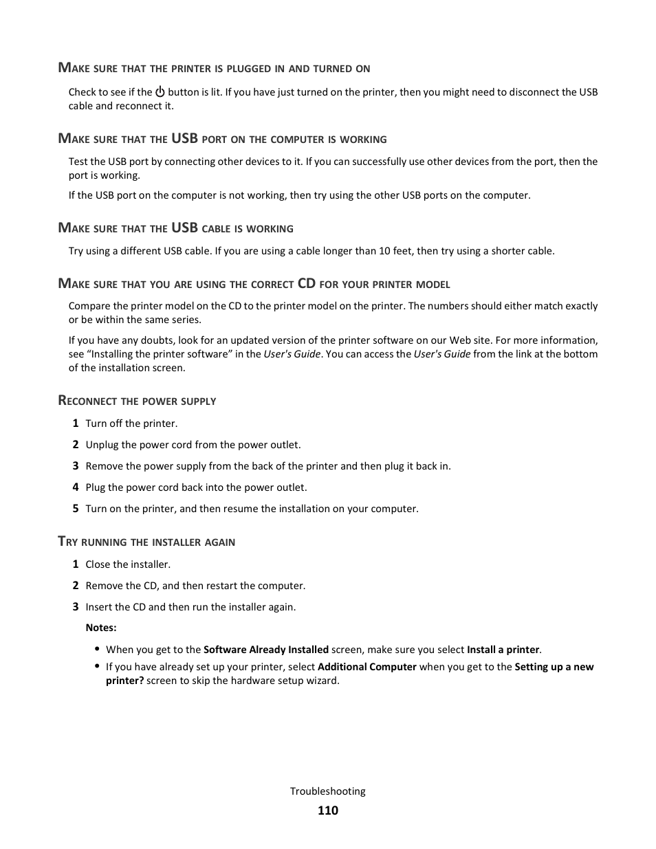 Lexmark 101 User Manual | Page 110 / 144