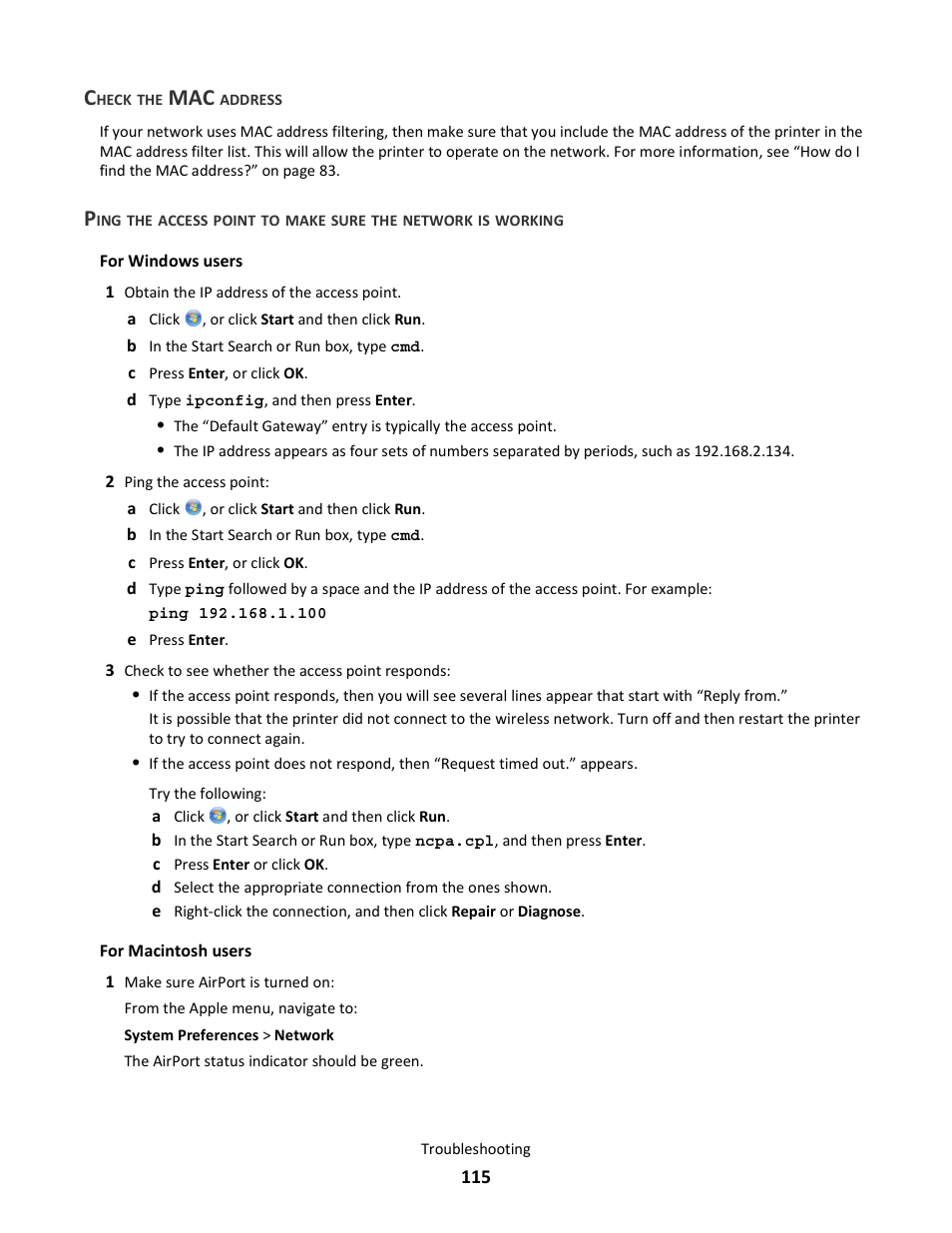 Lexmark 101 User Manual | Page 115 / 144
