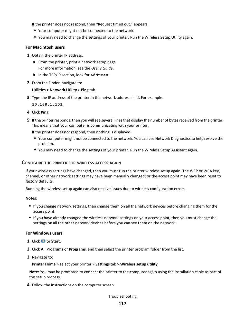 Lexmark 101 User Manual | Page 117 / 144