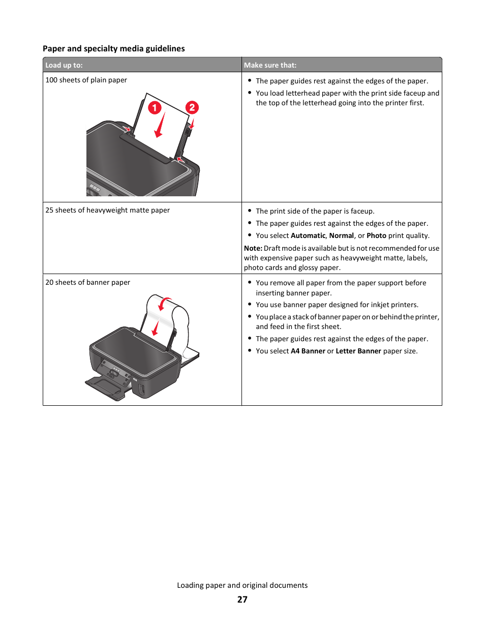 Lexmark 101 User Manual | Page 27 / 144