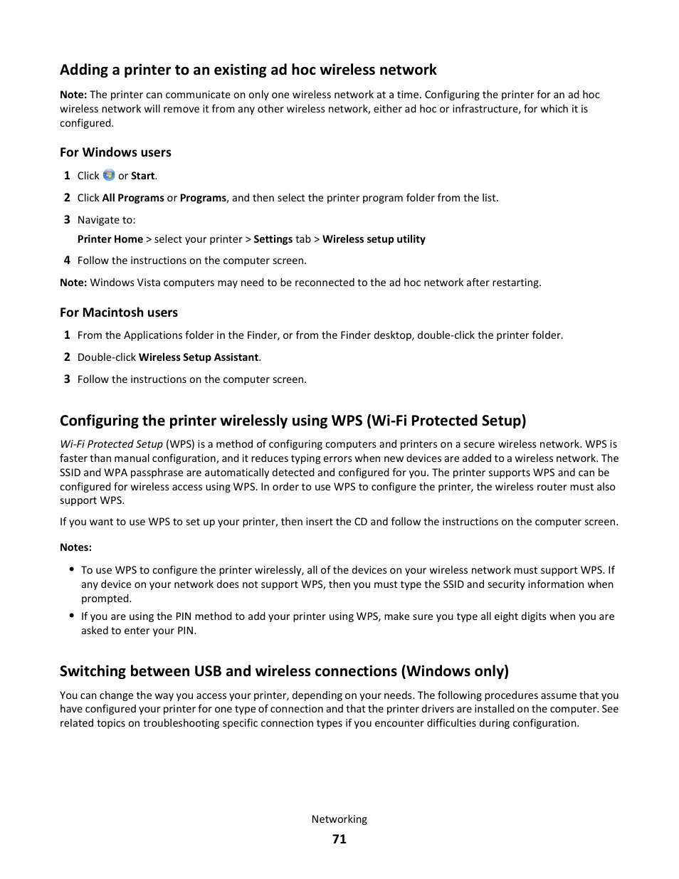 Lexmark 101 User Manual | Page 71 / 144