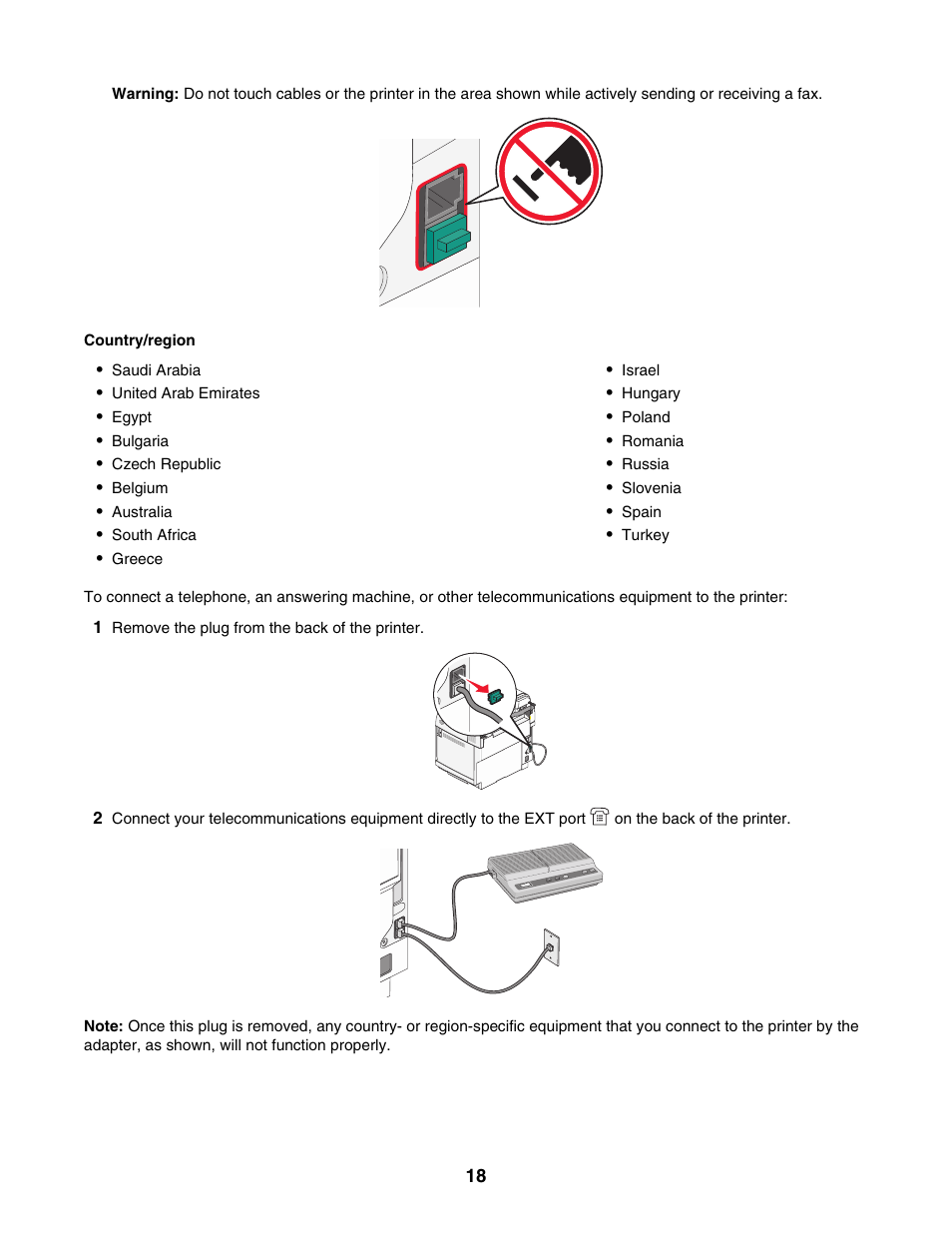 Lexmark X500N User Manual | Page 18 / 150