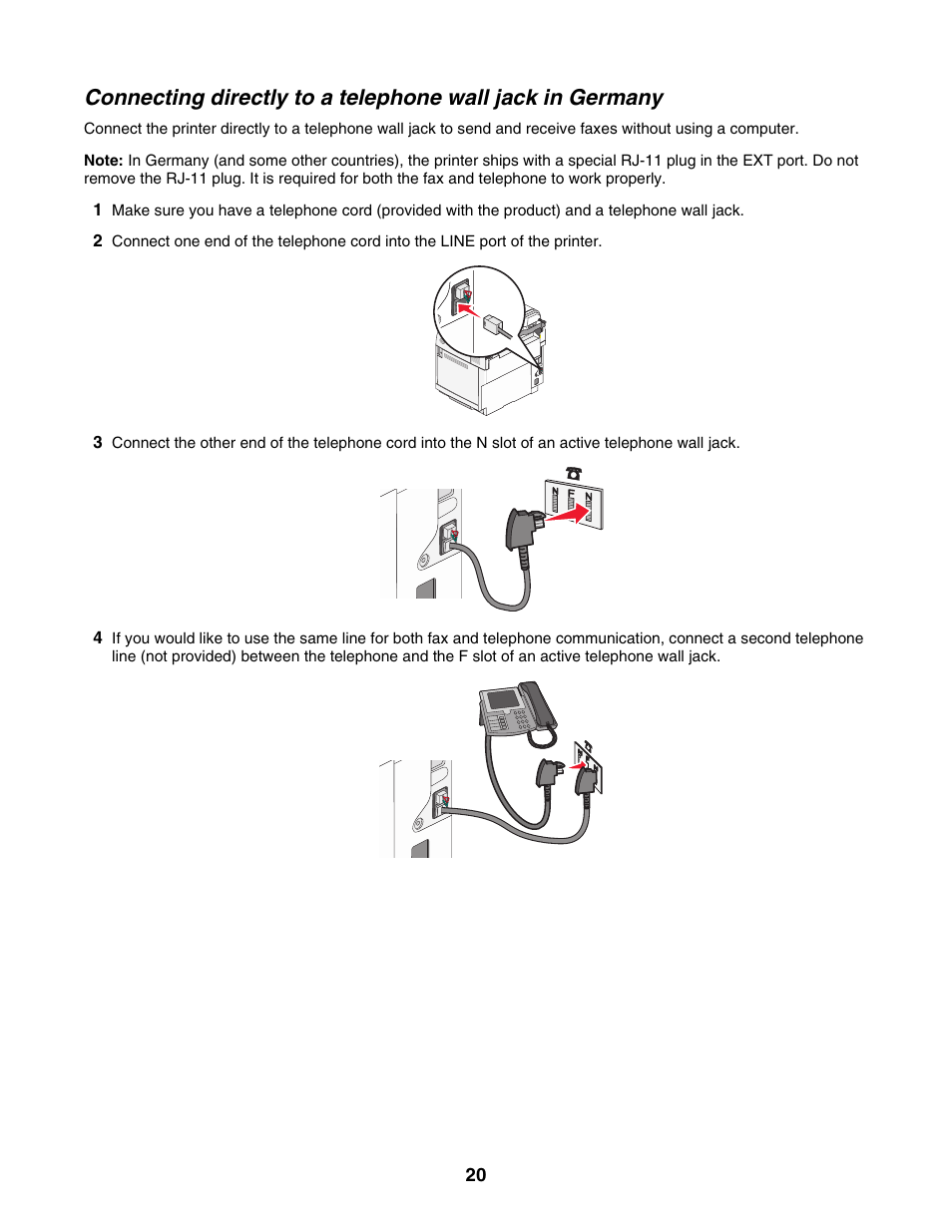 Lexmark X500N User Manual | Page 20 / 150