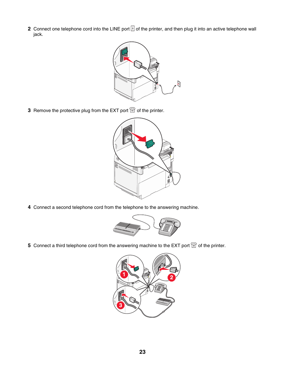 Lexmark X500N User Manual | Page 23 / 150