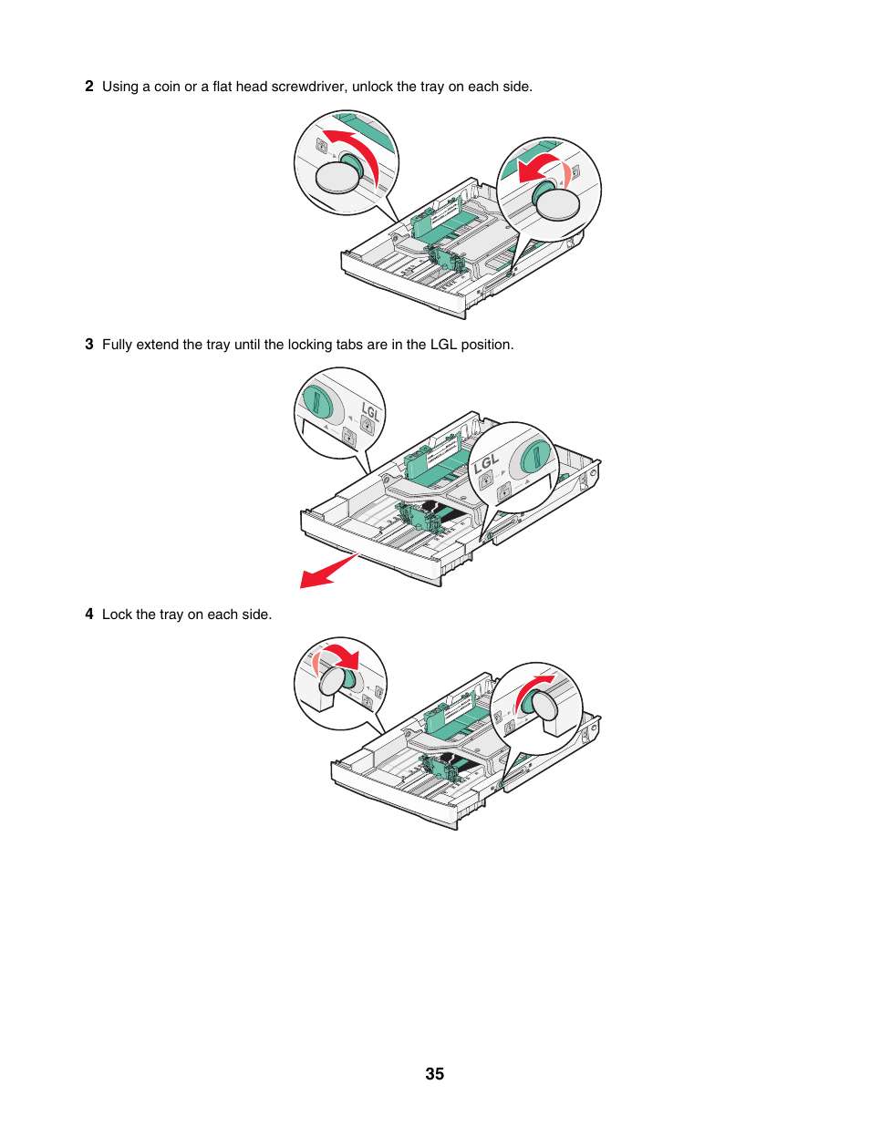 Lexmark X500N User Manual | Page 35 / 150