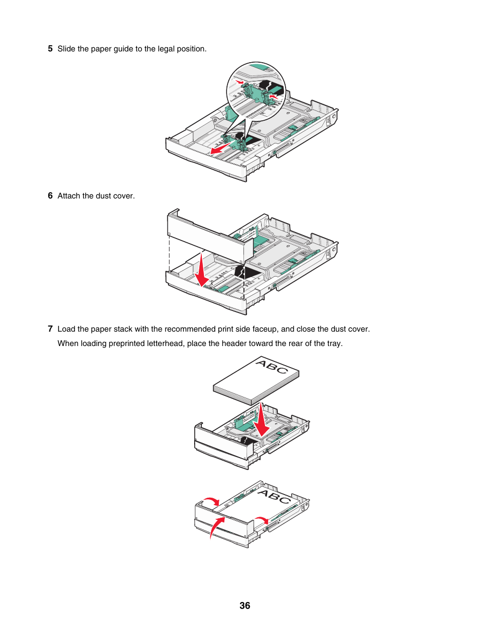 Lexmark X500N User Manual | Page 36 / 150