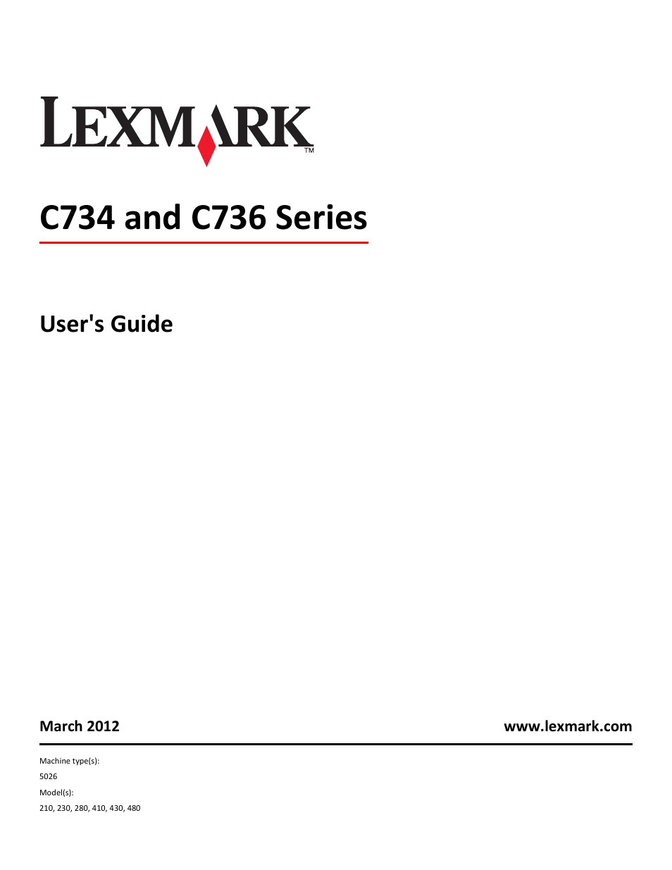 Lexmark 410 User Manual | 213 pages