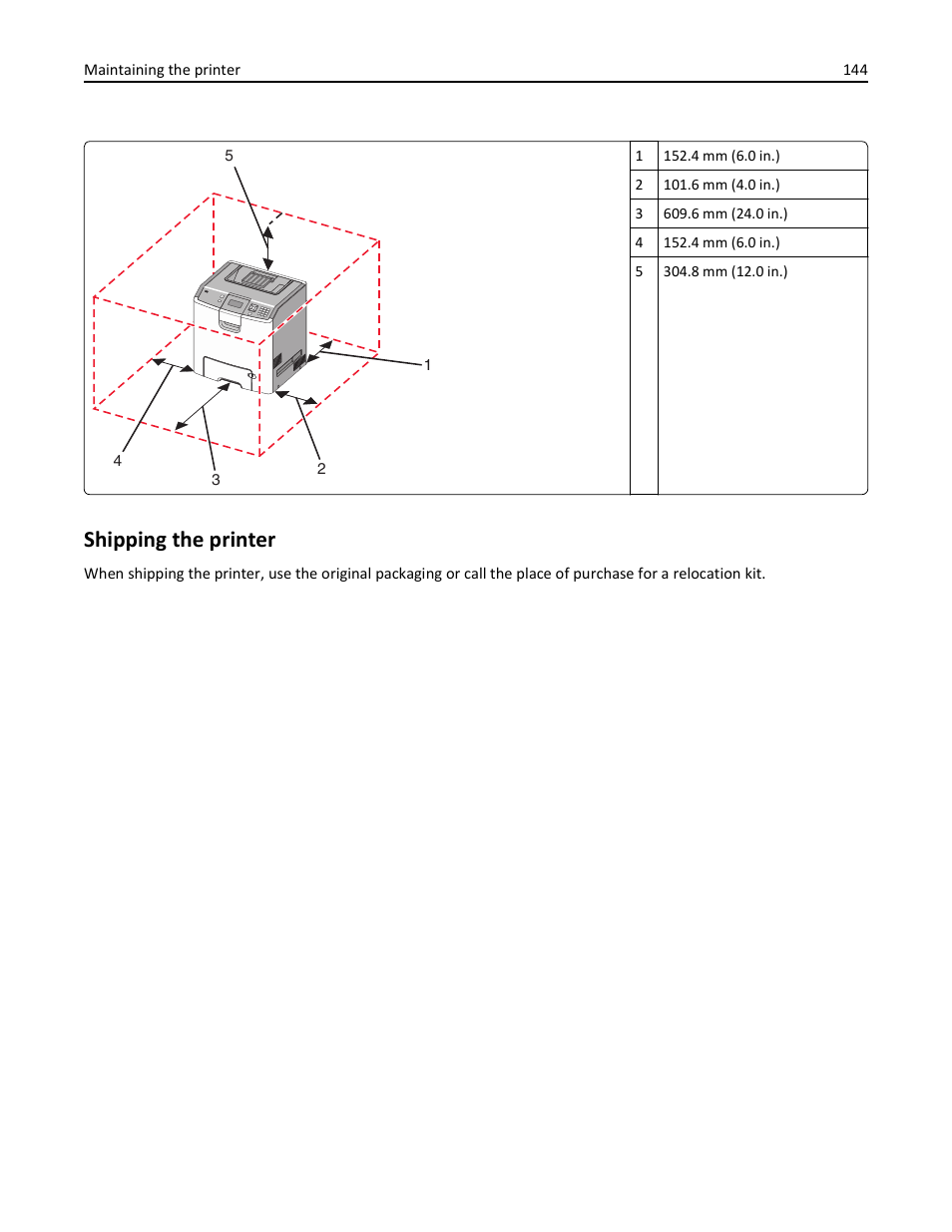 Shipping the printer | Lexmark 410 User Manual | Page 144 / 213