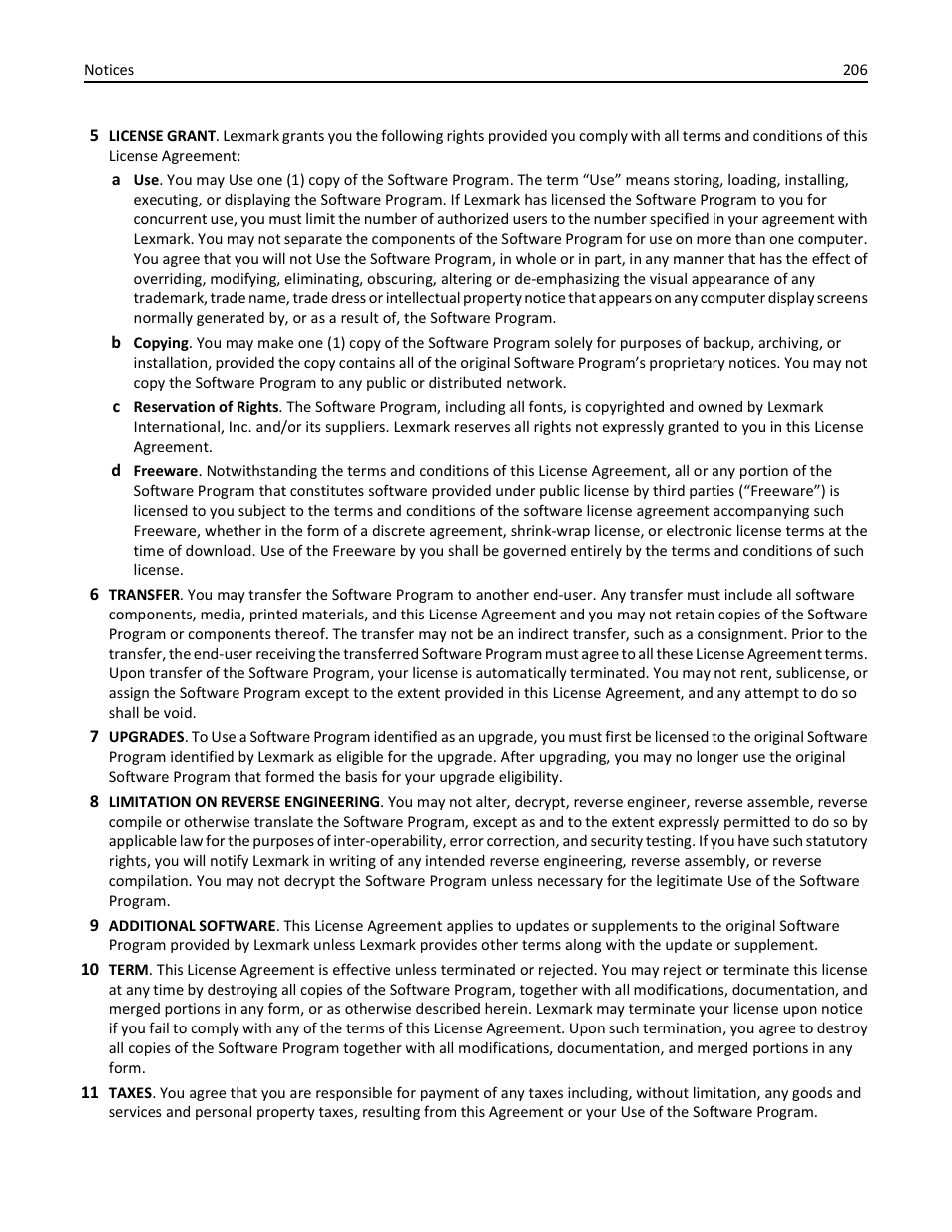 Lexmark 410 User Manual | Page 206 / 213