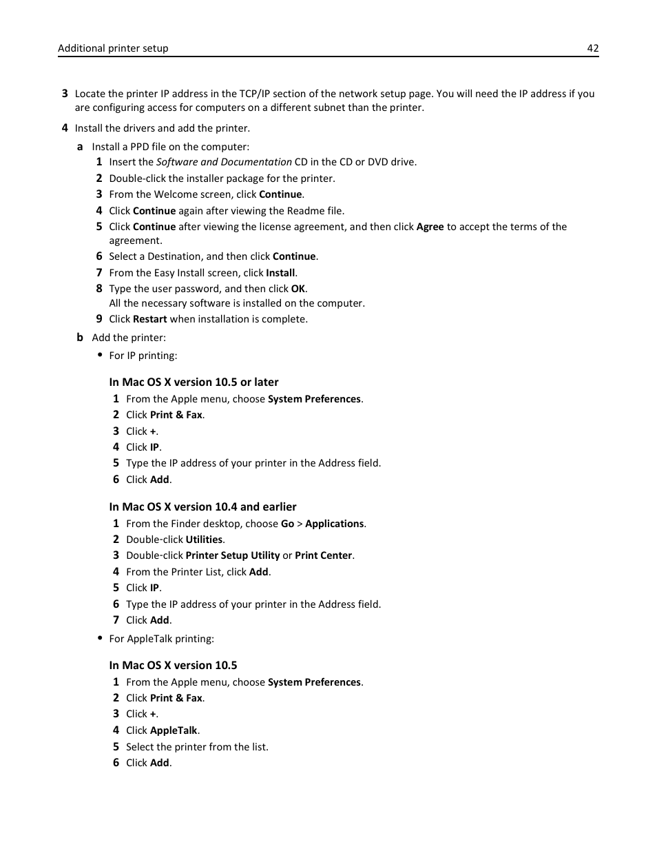 Lexmark 410 User Manual | Page 42 / 213