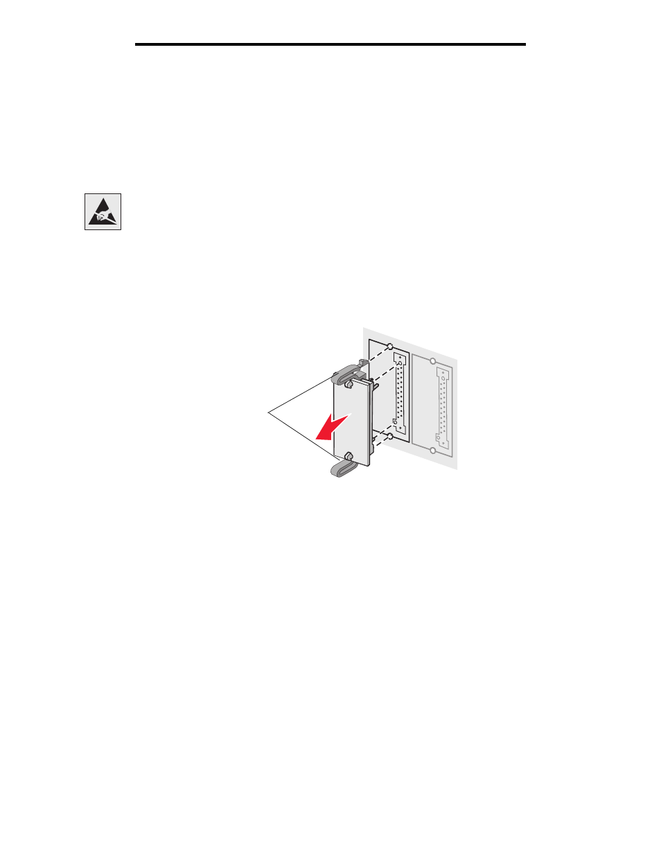 Removing an optional flash memory or firmware card | Lexmark C520 User Manual | Page 127 / 145