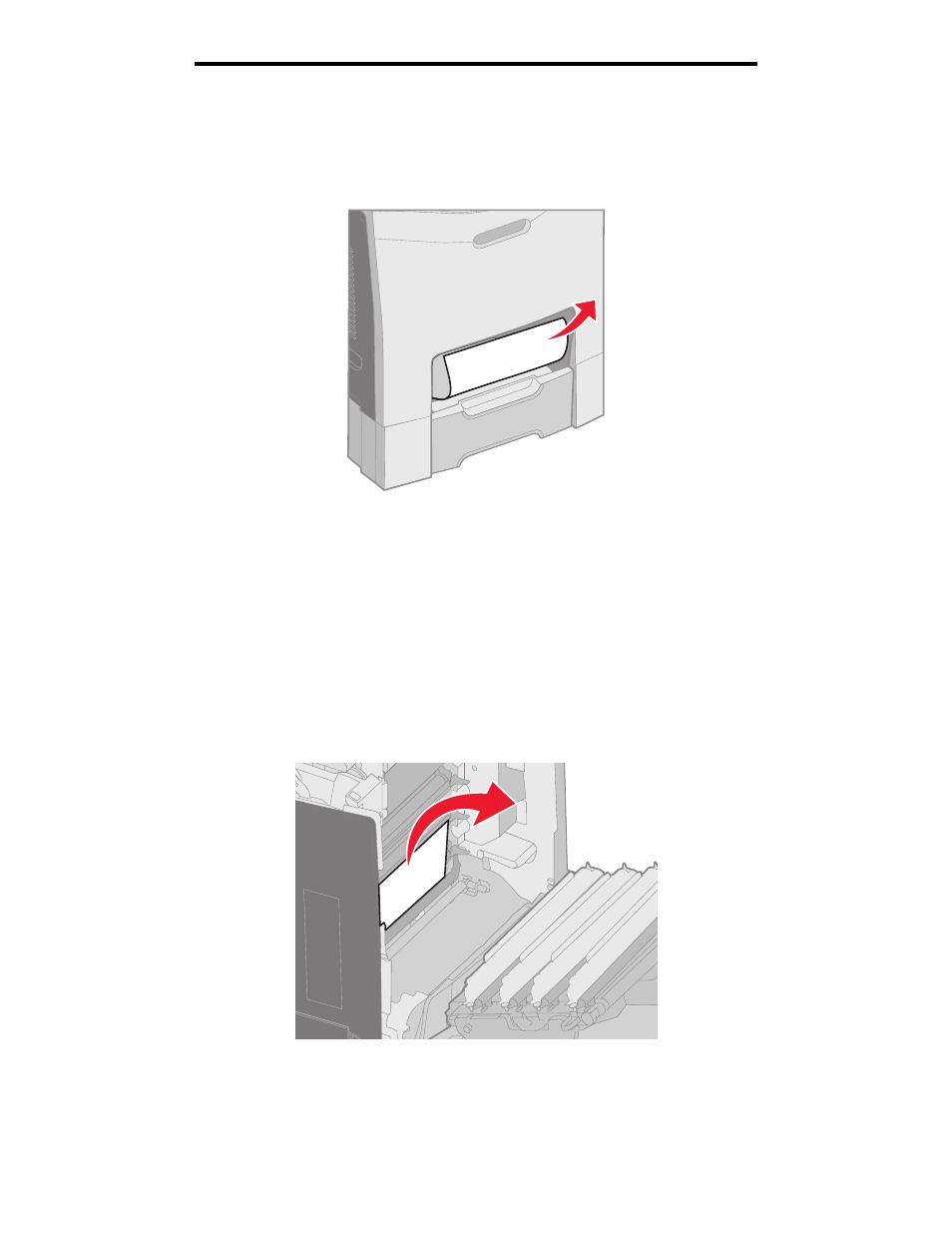 Clearing jams behind the inner door | Lexmark C520 User Manual | Page 69 / 145