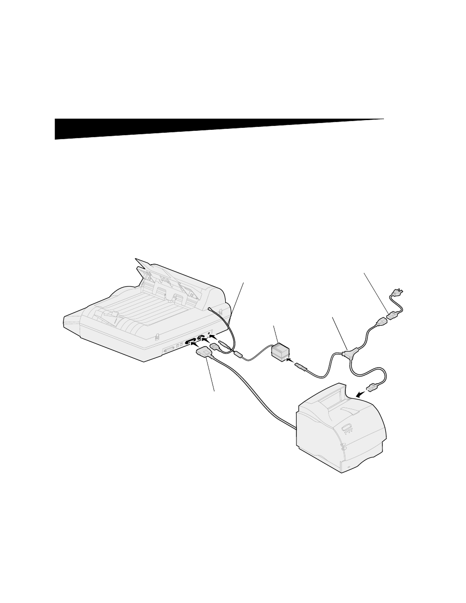 Anschließen von kabeln und netzkabeln, Step 5: anschließen von kabeln und netzkabeln | Lexmark OptraImage 232 User Manual | Page 111 / 207