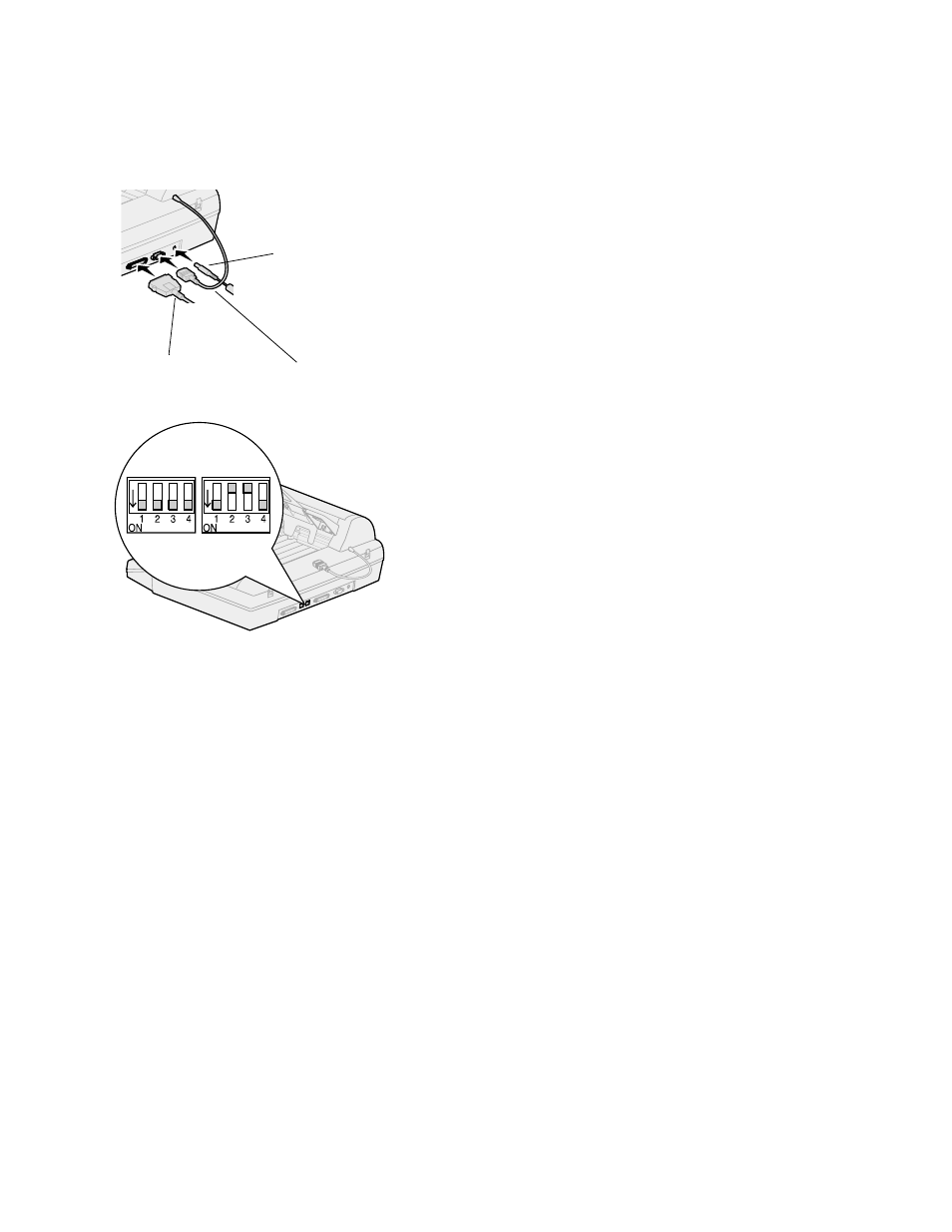 Kabel der automatischen dokumentzuführung, Netzkabel, Scsi-kabel | Lexmark OptraImage 232 User Manual | Page 113 / 207