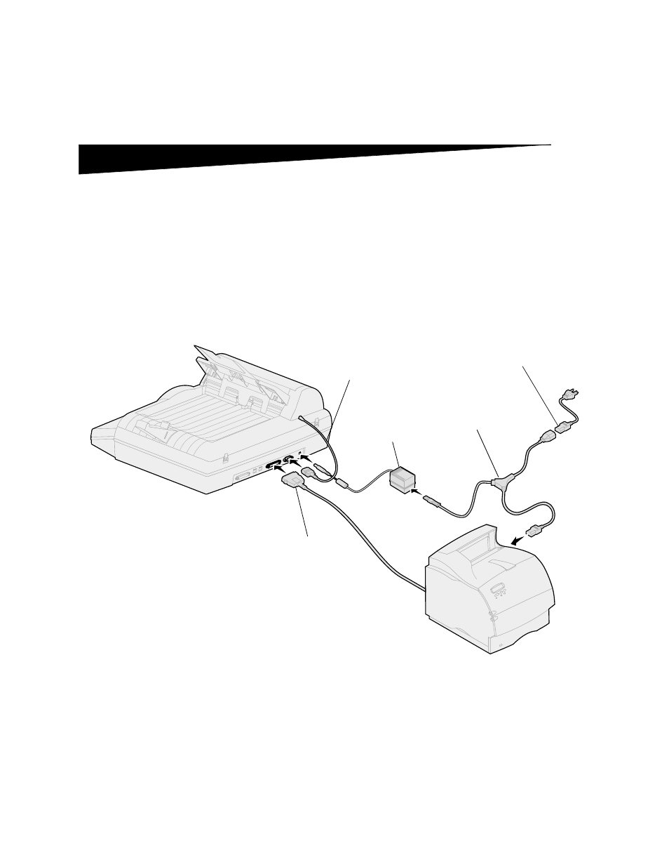 Attach cables and power cords, Step 5: attach cables and power cords | Lexmark OptraImage 232 User Manual | Page 9 / 207