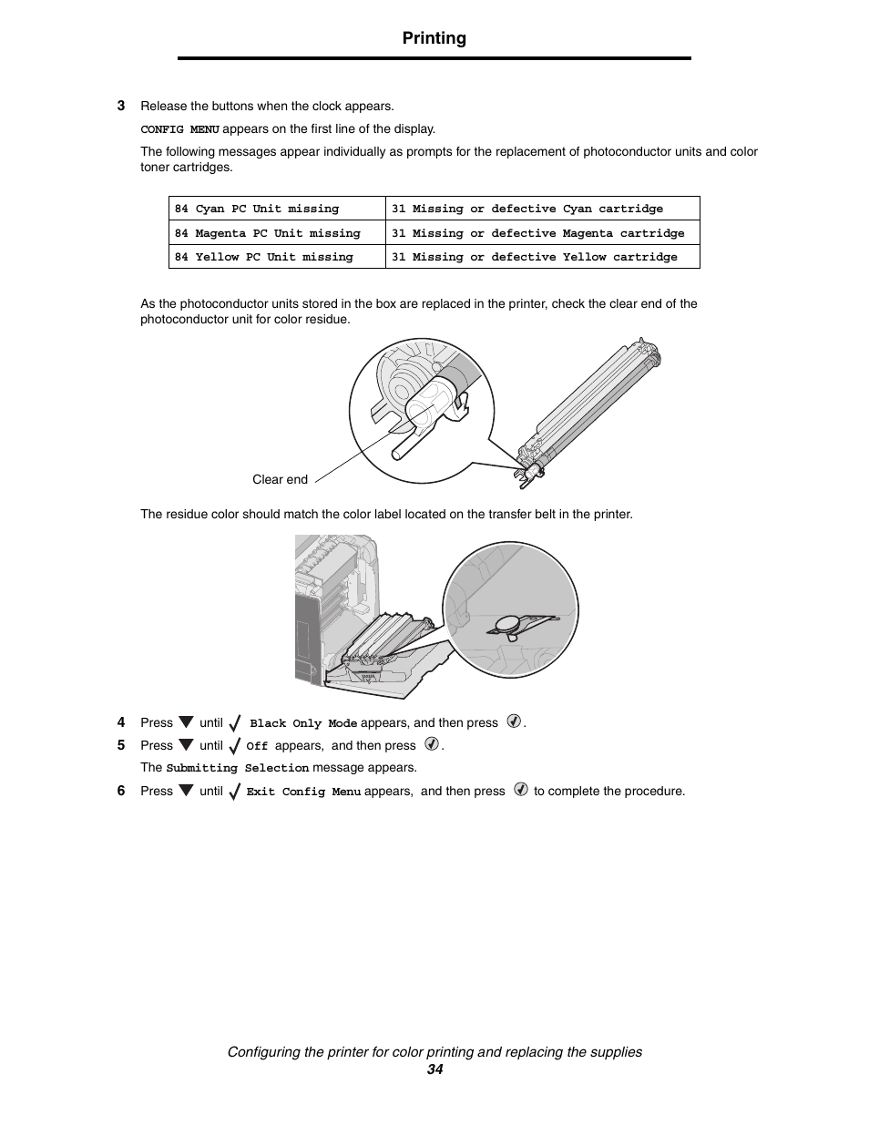 Printing | Lexmark C522 User Manual | Page 34 / 146