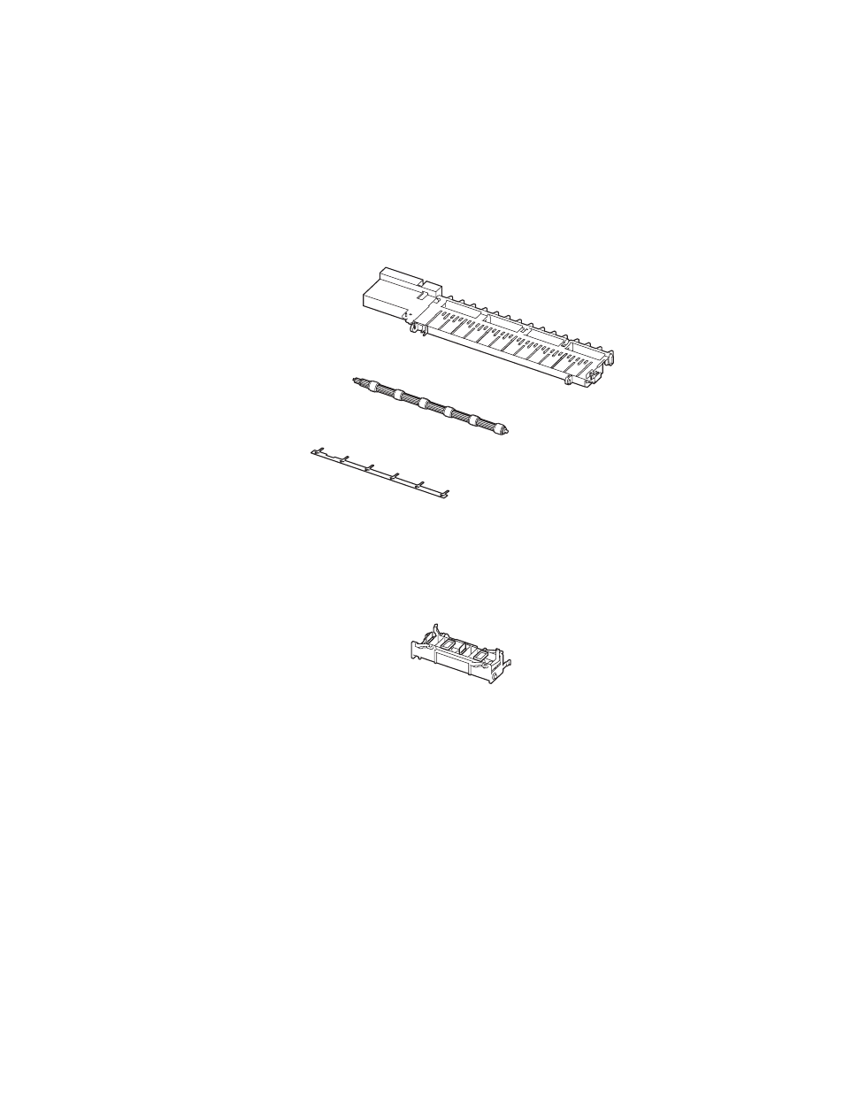 Assembly 3 (cont.): paper feed | Lexmark 4098-001 User Manual | Page 56 / 70