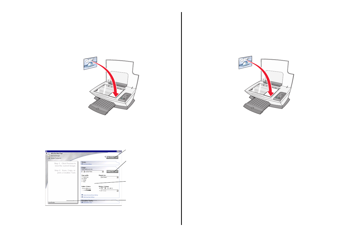 Copying, Faxing | Lexmark 1200 Series User Manual | Page 12 / 21