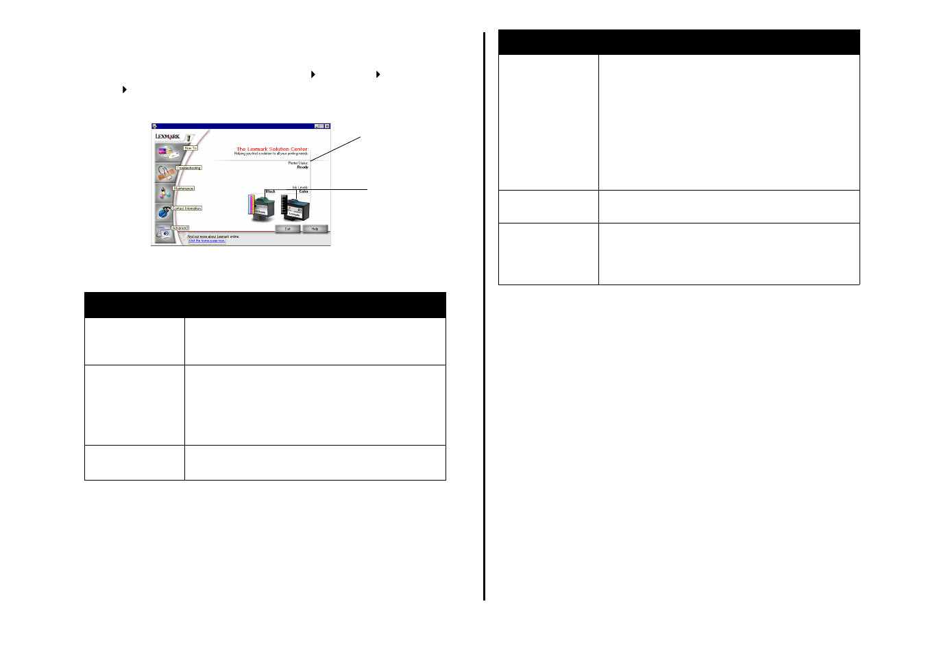 Using the lexmark solution center | Lexmark 1200 Series User Manual | Page 8 / 21