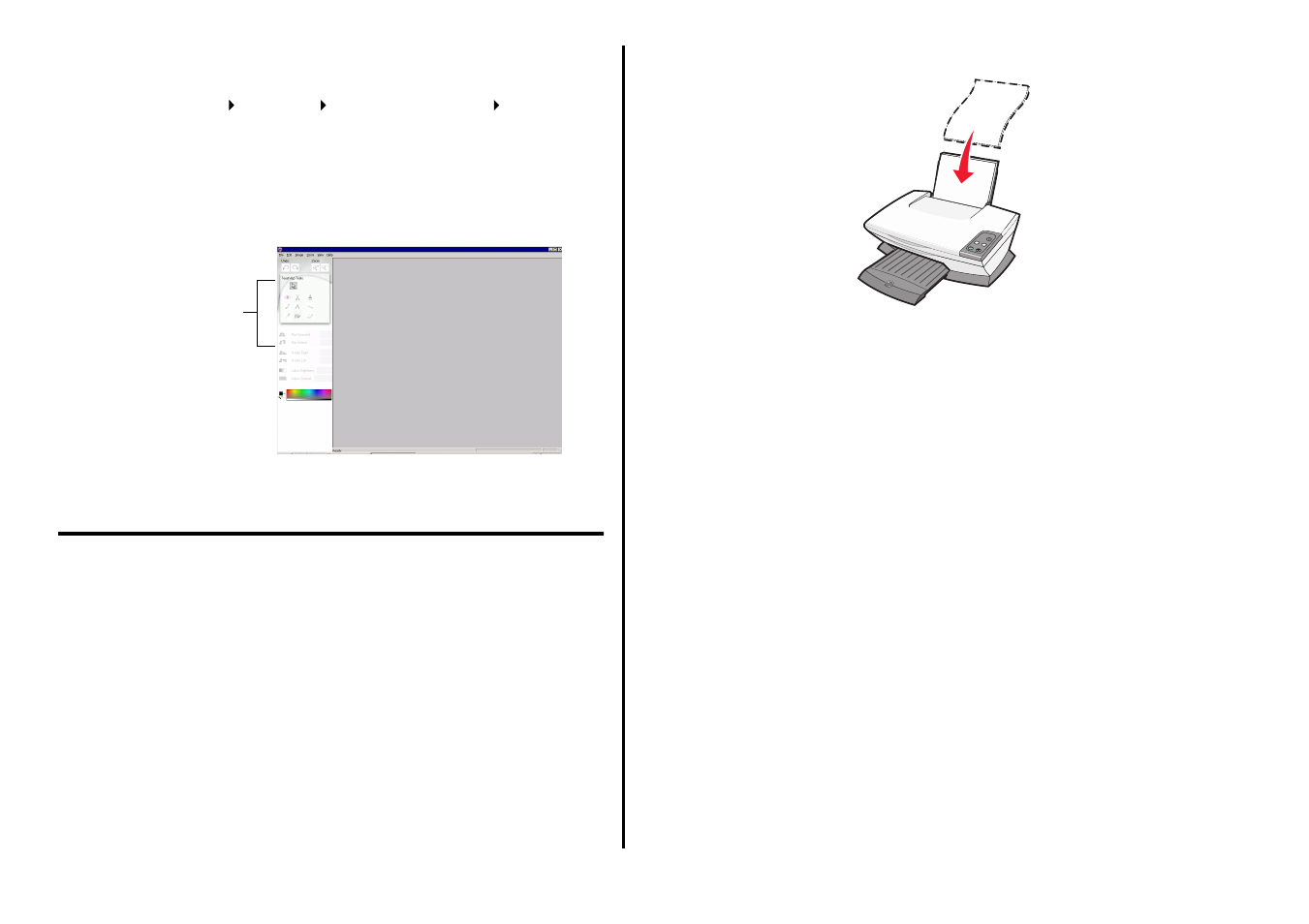 Using the lexmark photo editor, Using the all-in-one, Printing | English | Lexmark 1200 Series User Manual | Page 9 / 21