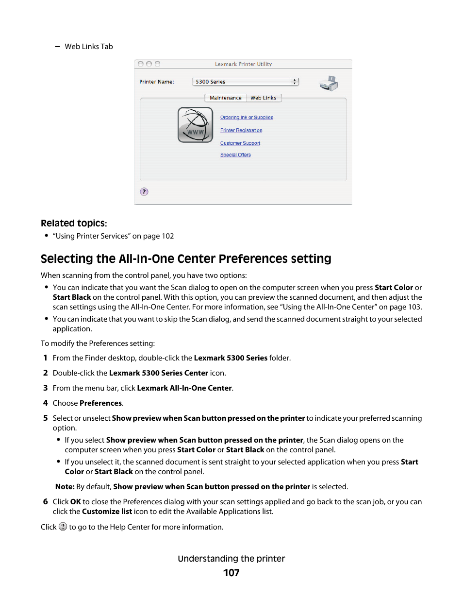 Lexmark 5300 User Manual | Page 107 / 179