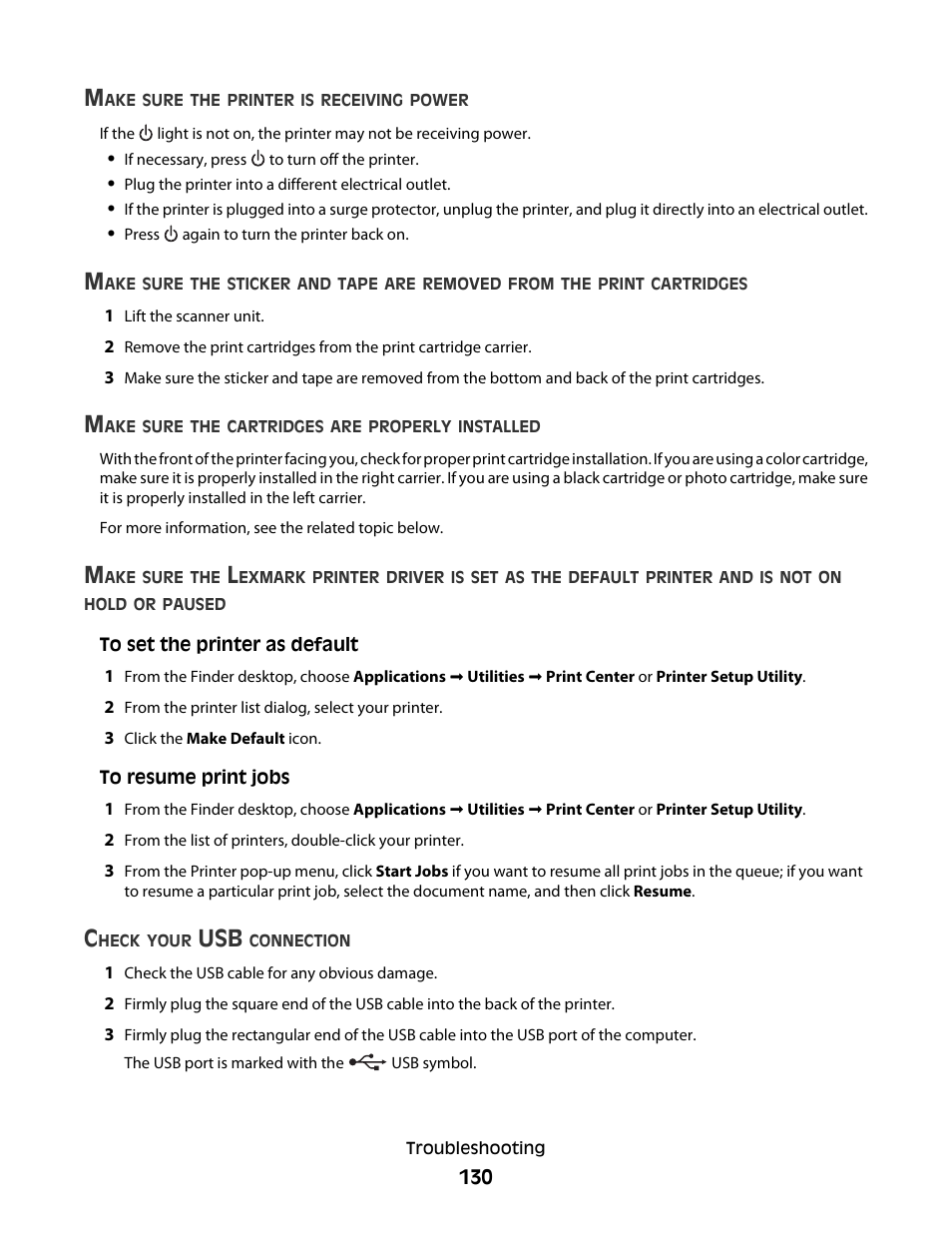 Lexmark 5300 User Manual | Page 130 / 179