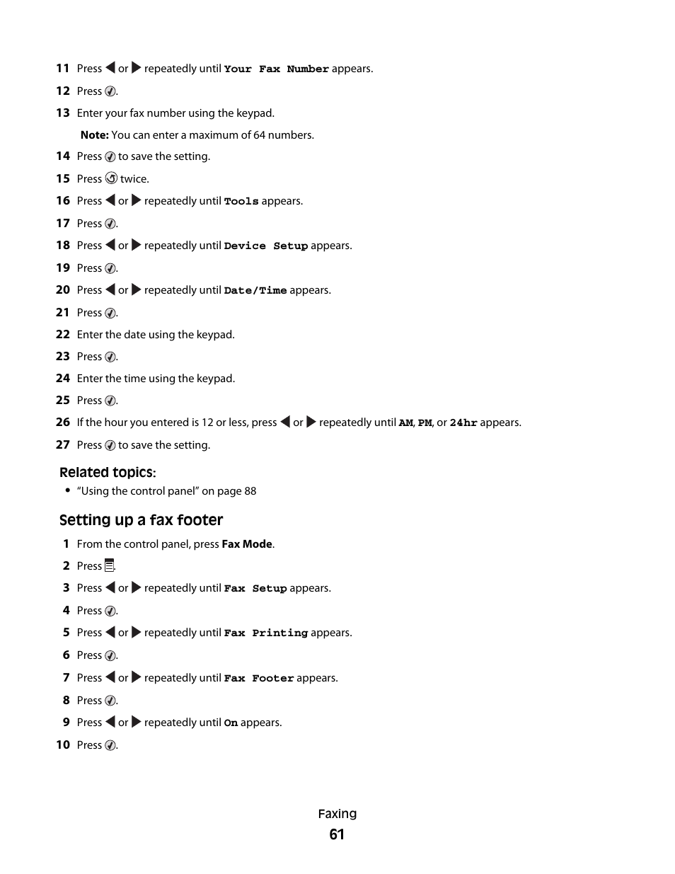 Lexmark 5300 User Manual | Page 61 / 179