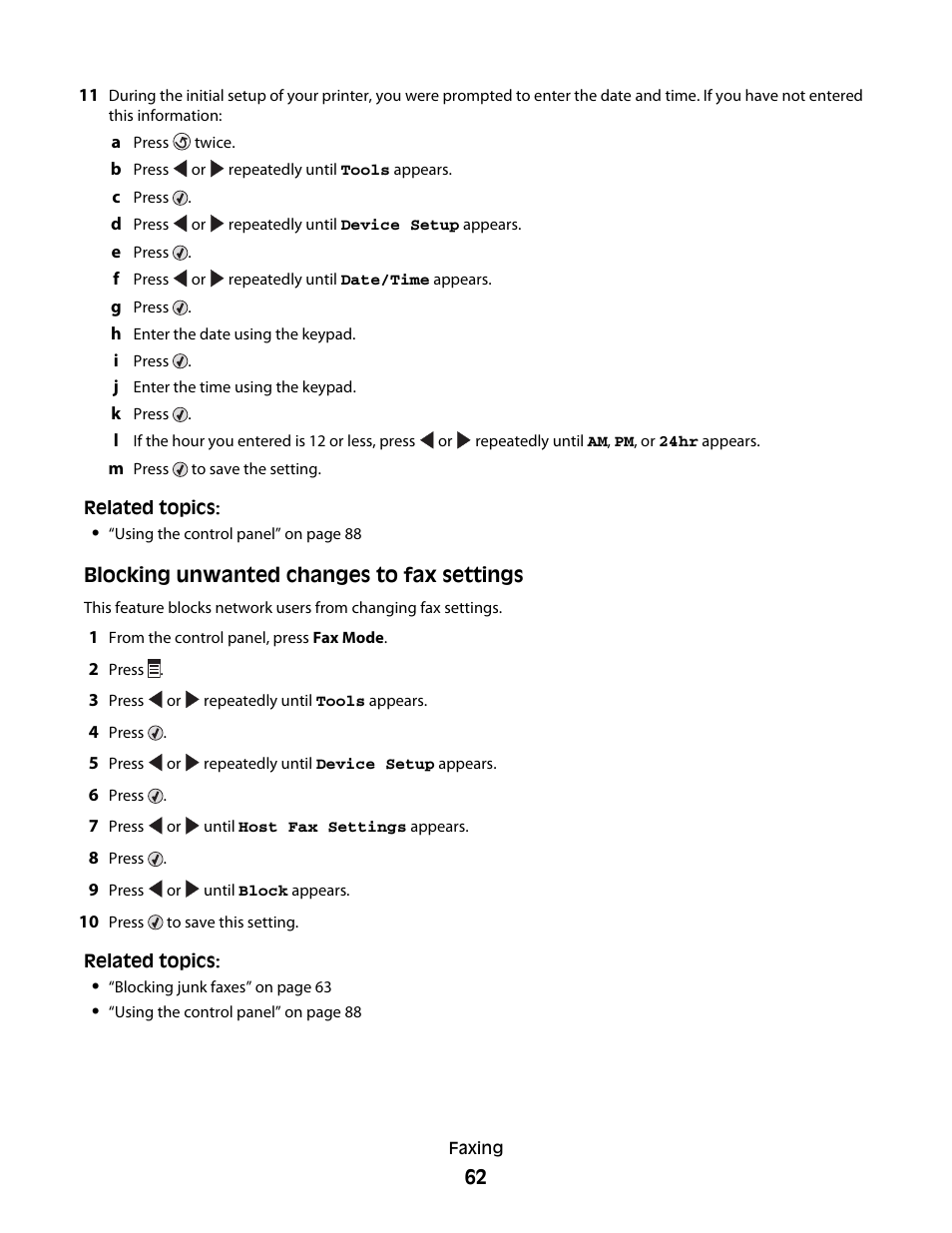 Lexmark 5300 User Manual | Page 62 / 179