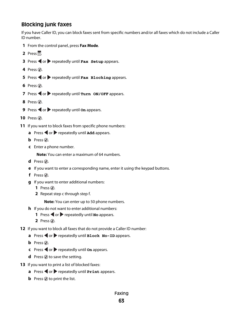 Lexmark 5300 User Manual | Page 63 / 179