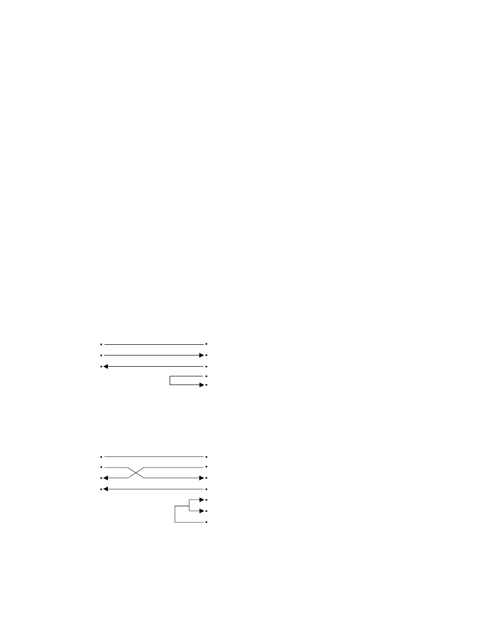 Cable configurations, Machines in the controlling system, Rs-232c | Local simplex — dtr pacing, no status reporting | Lexmark 302 User Manual | Page 253 / 274