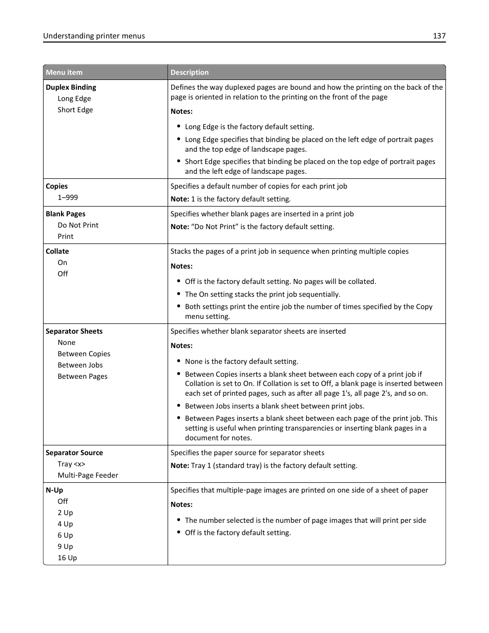 Lexmark 436 User Manual | Page 137 / 235