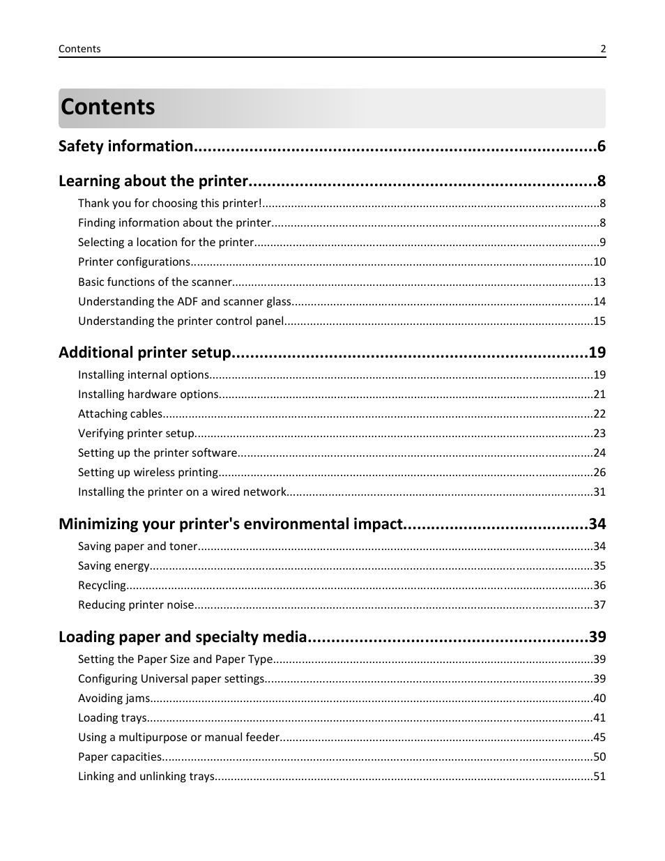 Lexmark 436 User Manual | Page 2 / 235