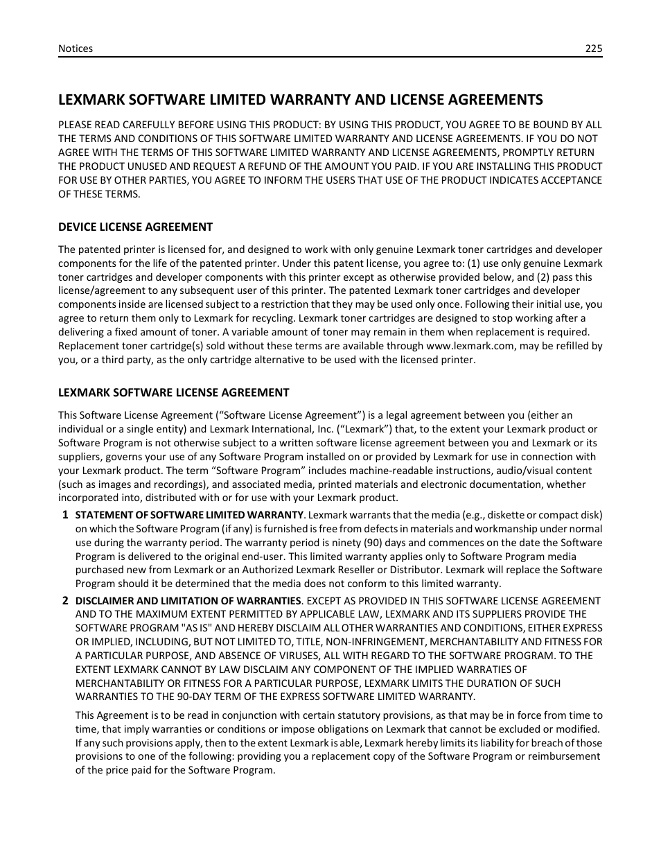 Lexmark 436 User Manual | Page 225 / 235