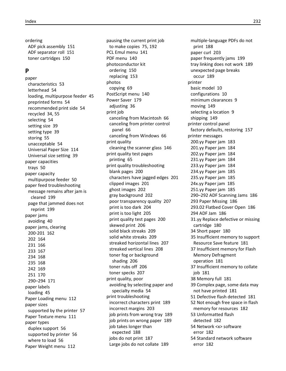 Lexmark 436 User Manual | Page 232 / 235