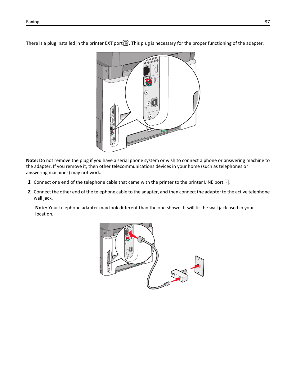 Lexmark 436 User Manual | Page 87 / 235