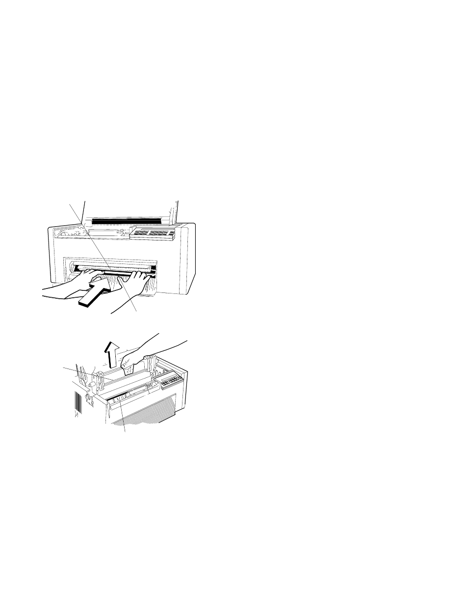 Grasp the top of the forms device and lift it out | Lexmark 4I3 User Manual | Page 76 / 320